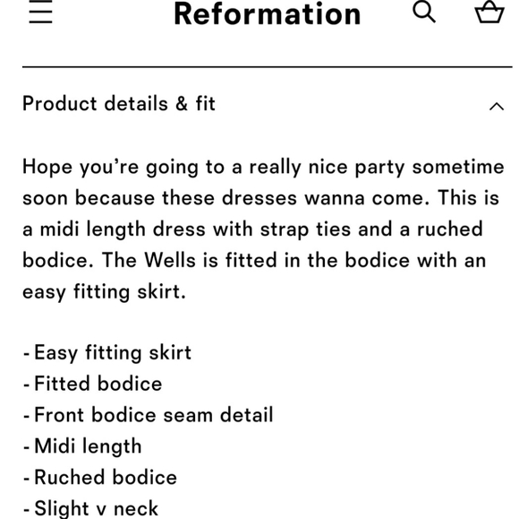 Reformation Jeans Wells Little Black Dress 90% Tinsel 10% Spandex Size L - Picture 9 of 9